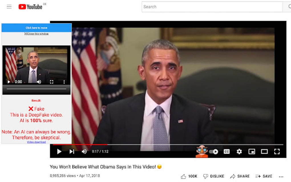Deepfake detection para google chrome extensi n descargar