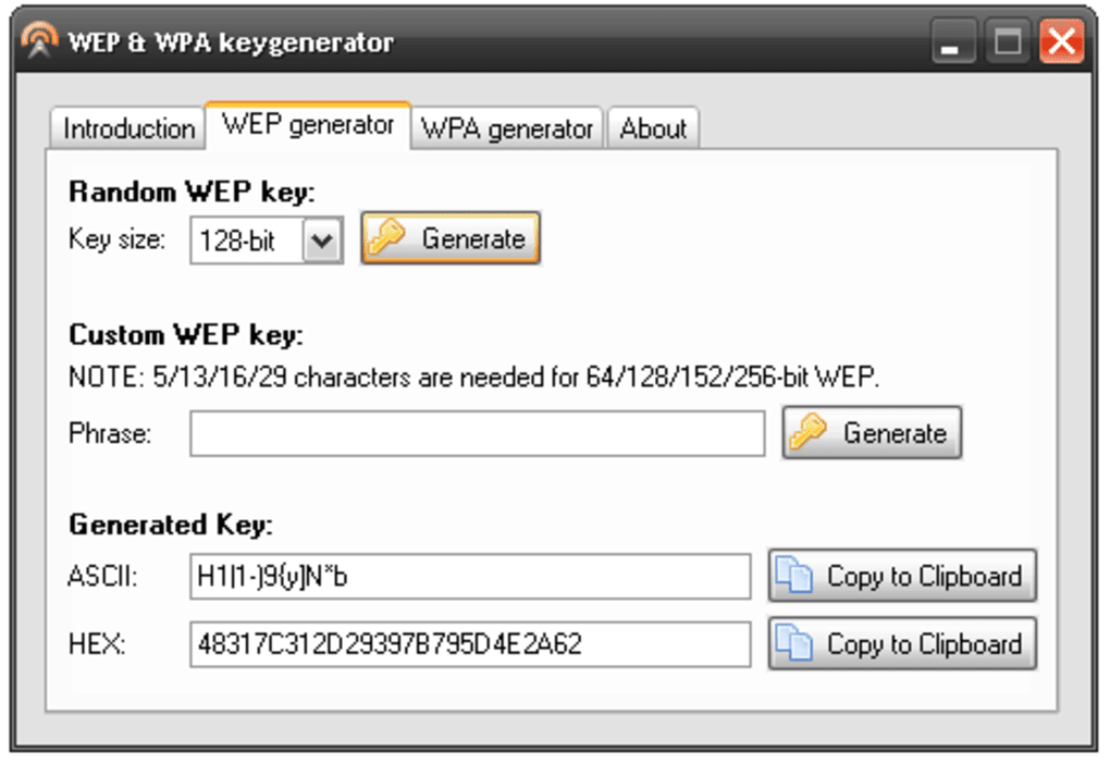 Wifi key cracker