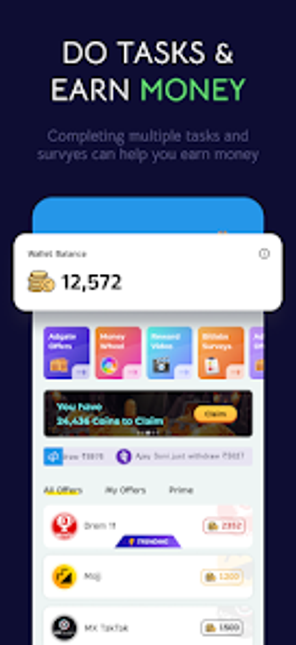 TaskRaja: Earn Real Money для Android — Скачать