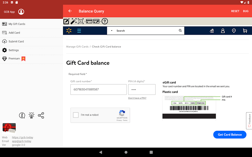 Gift Card Balance balance check of gift cards APK for Android - Download