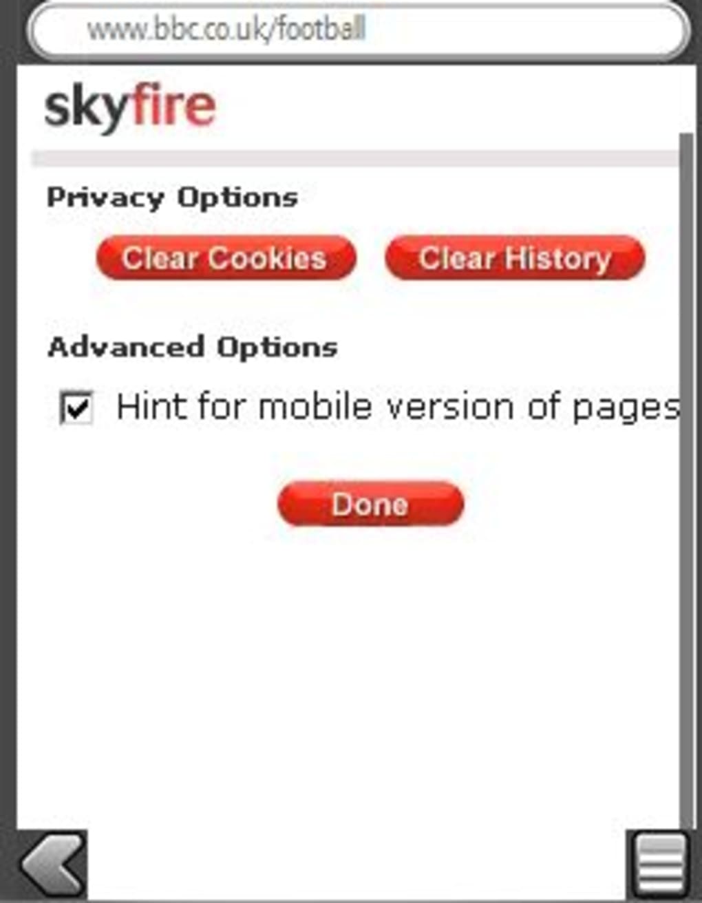 skyfire pour windows mobile 6.5
