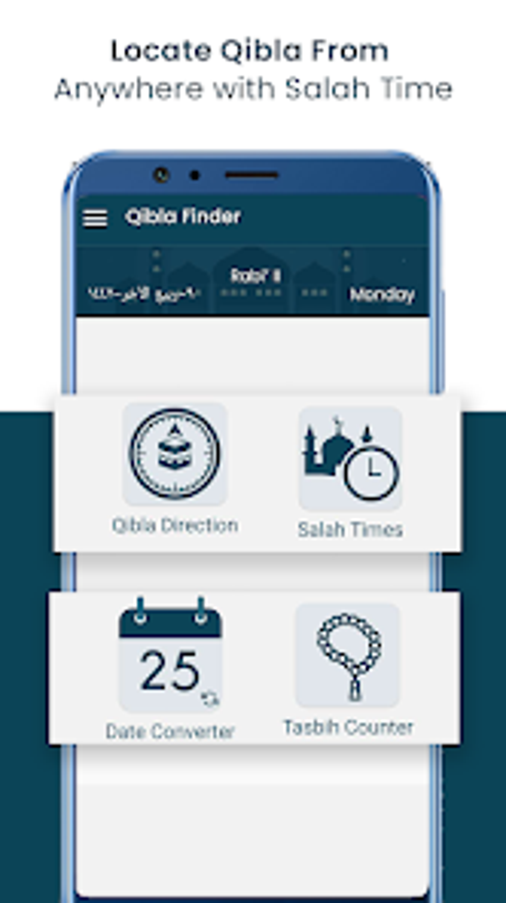 Qibla Compass with Salah Time APK for Android Download