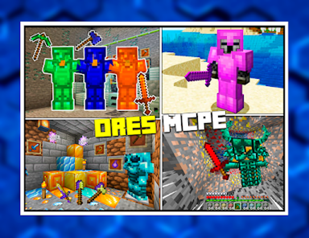 Mods Ores for Minecraft PE для Android — Скачать