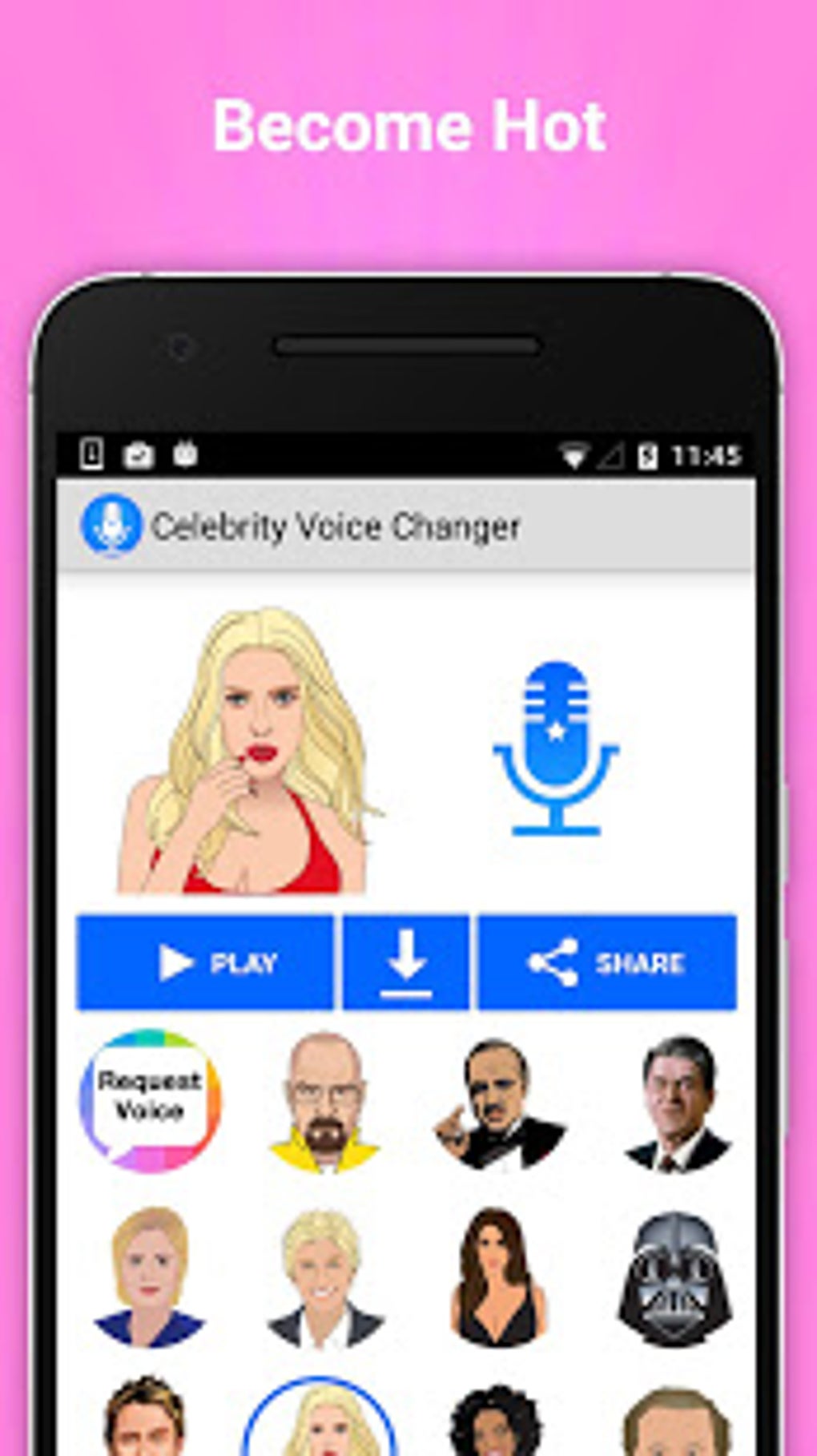 Celebrity Voice Changer Lite APK для Android — Скачать