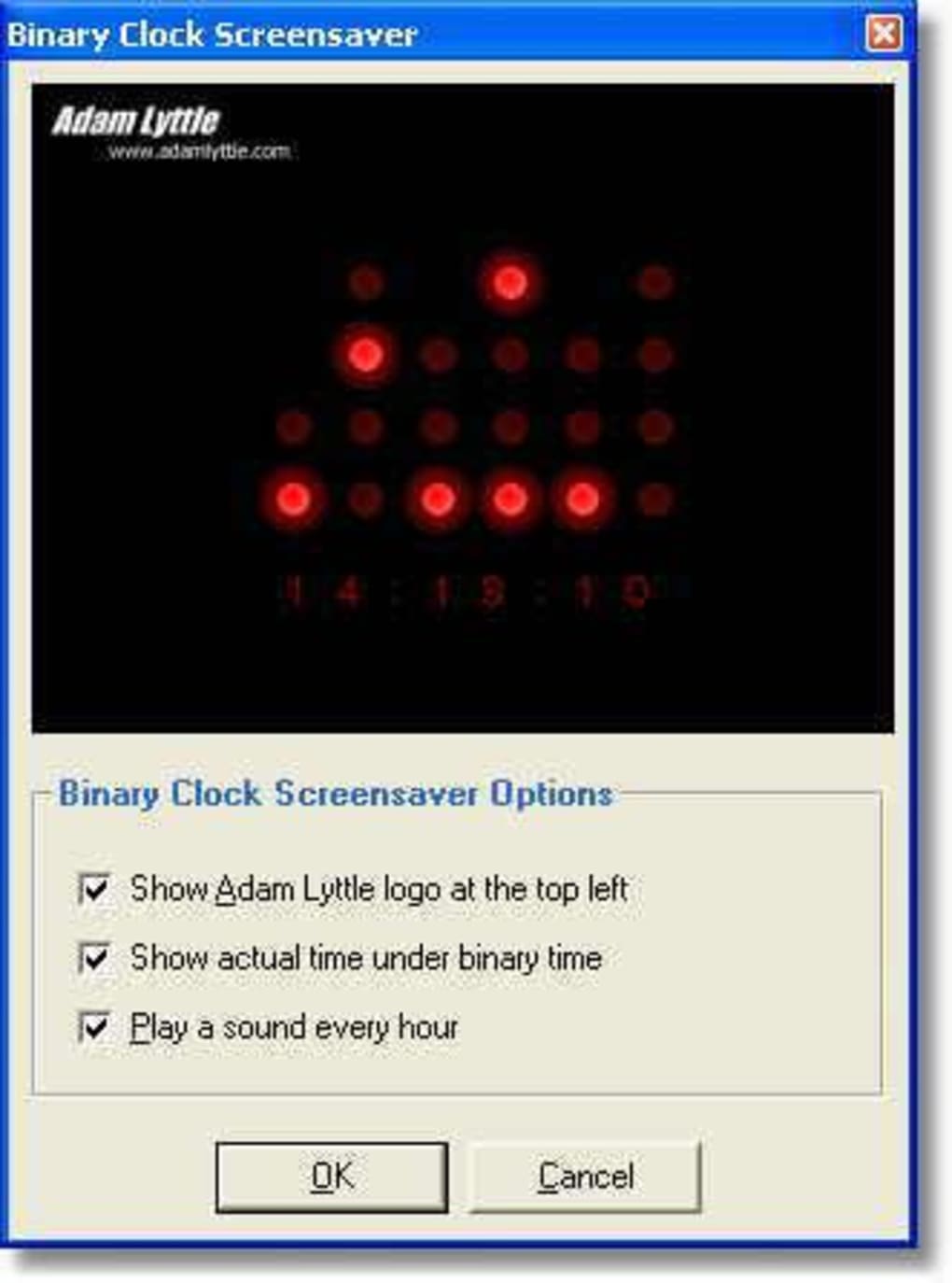 clock for binary options