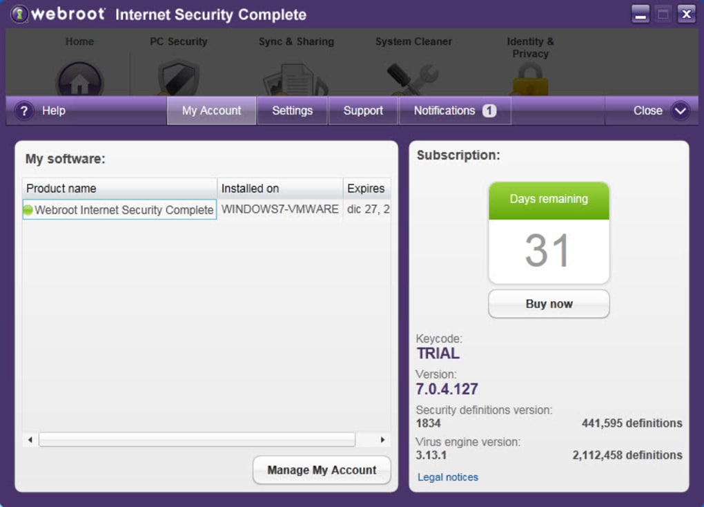 webroot internet security complete antivirus