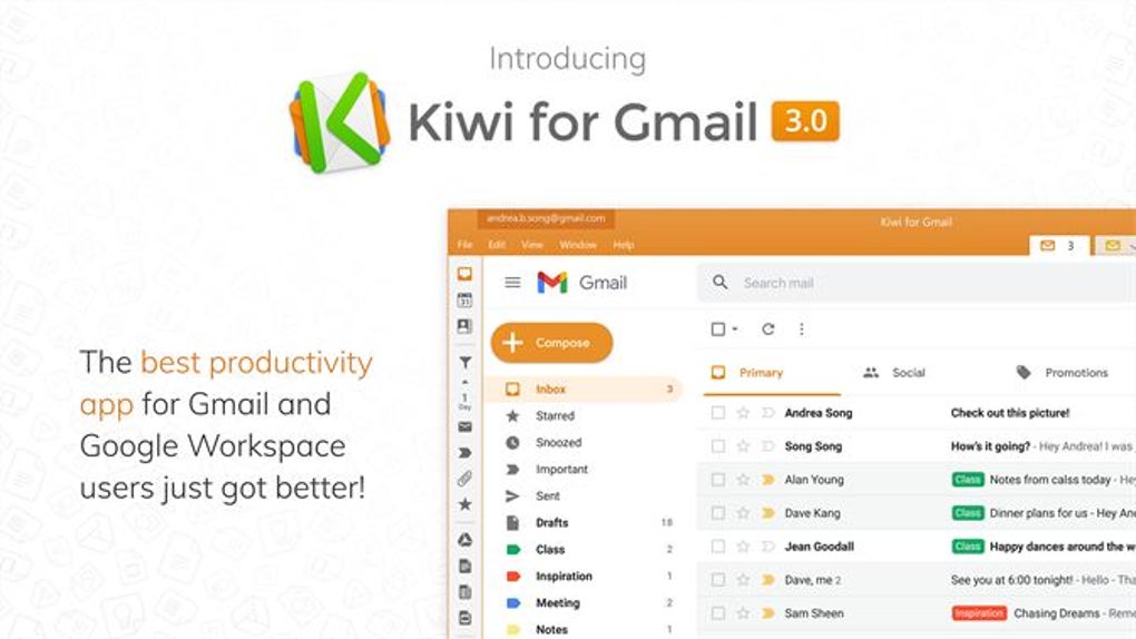 mailbird kiwi for gmail