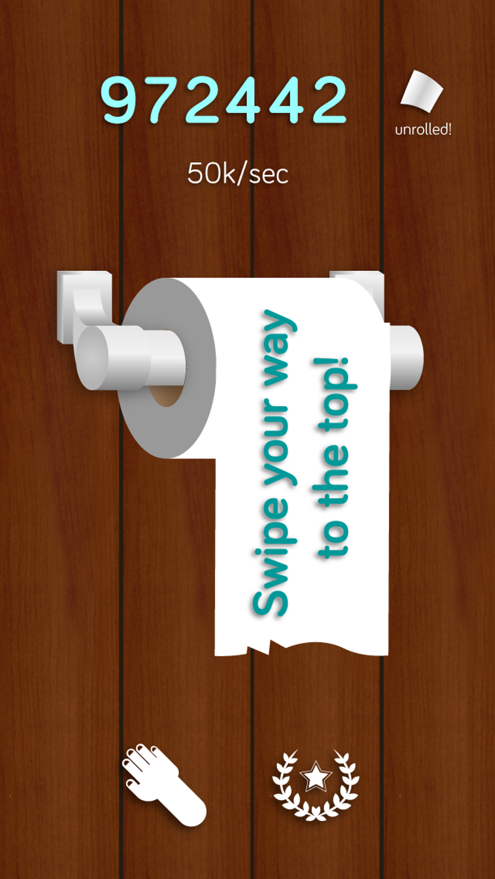 Toilet paper tycoon make it rain in the bathroom game for iphone