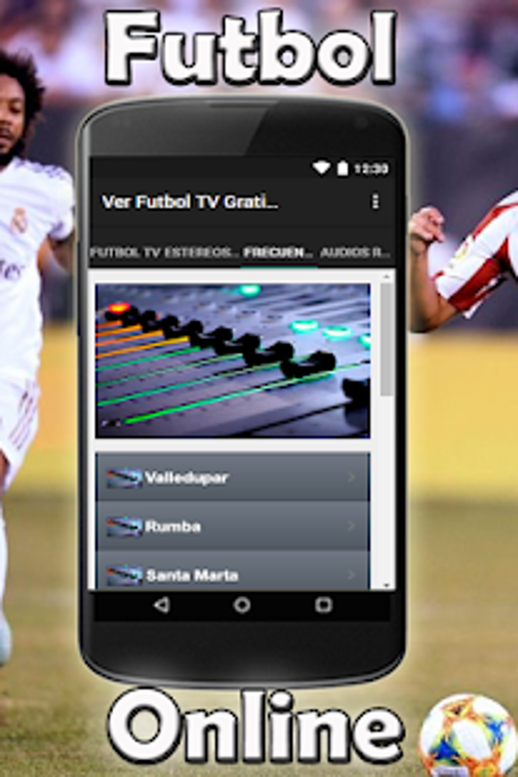 Ver Futbol en Vivo y en Directo TV Gratis Guide para Android - Descargar