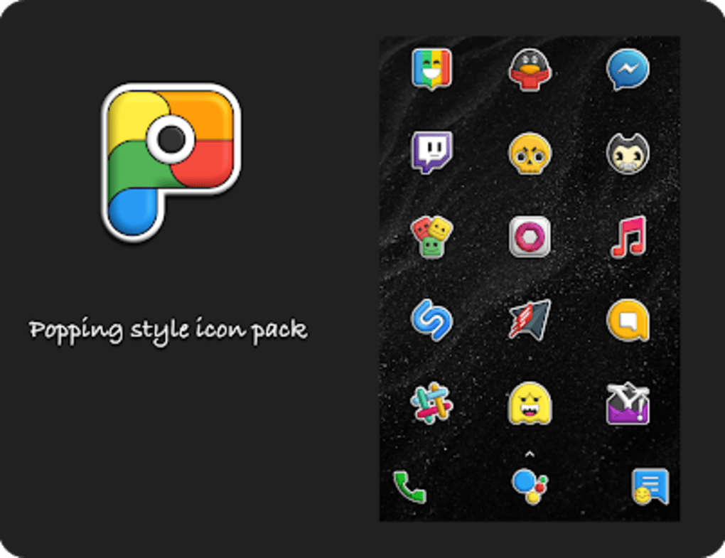 Pop styles. RETRORIKA icon Pack APK.