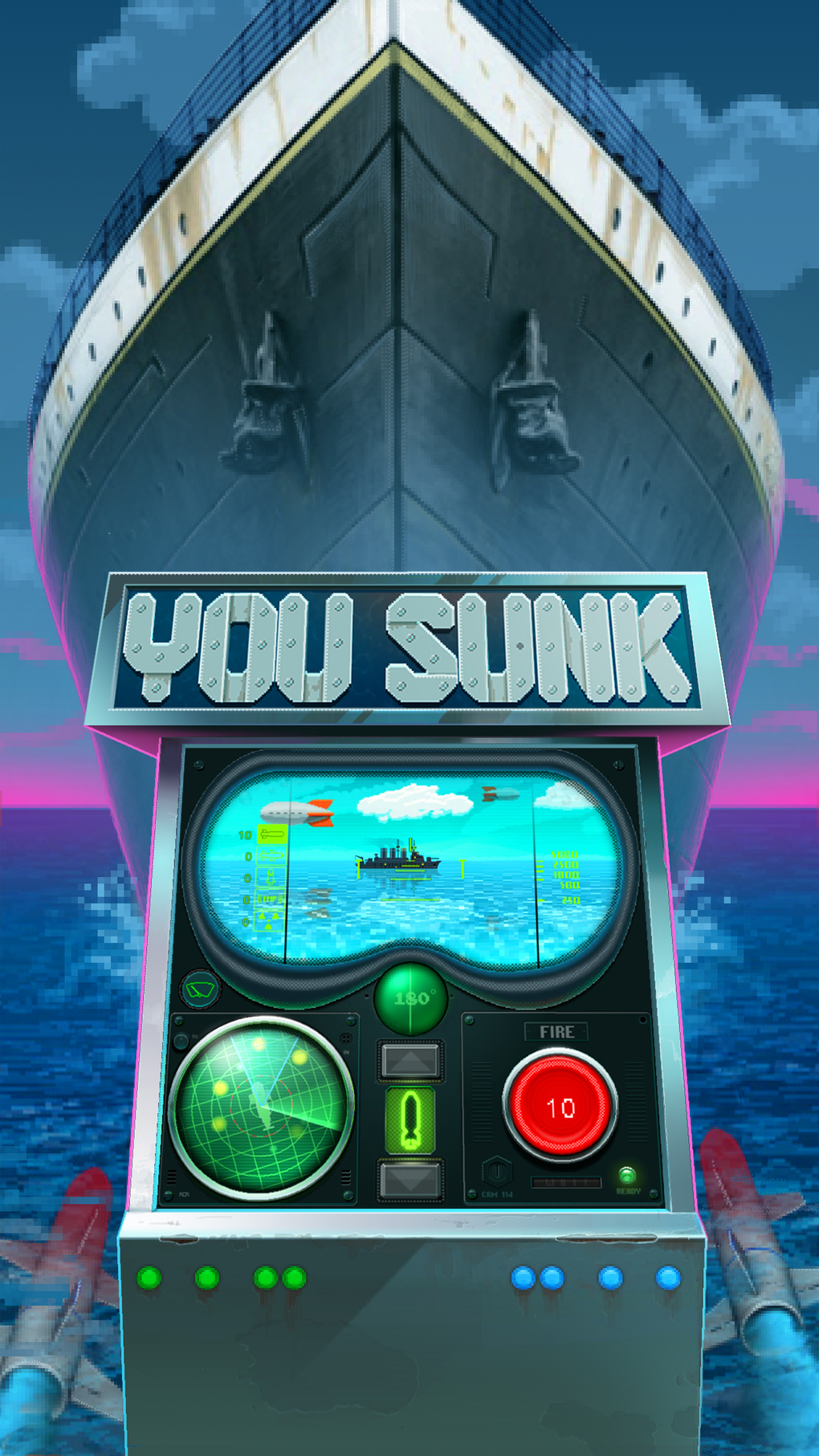 You sunk submarine sea battle для iPhone — Скачать