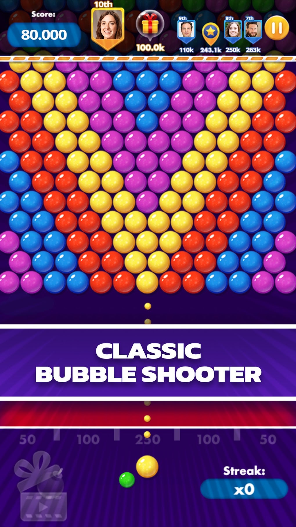 Animal Bubble Shooter Pro 2023 android iOS apk download for free