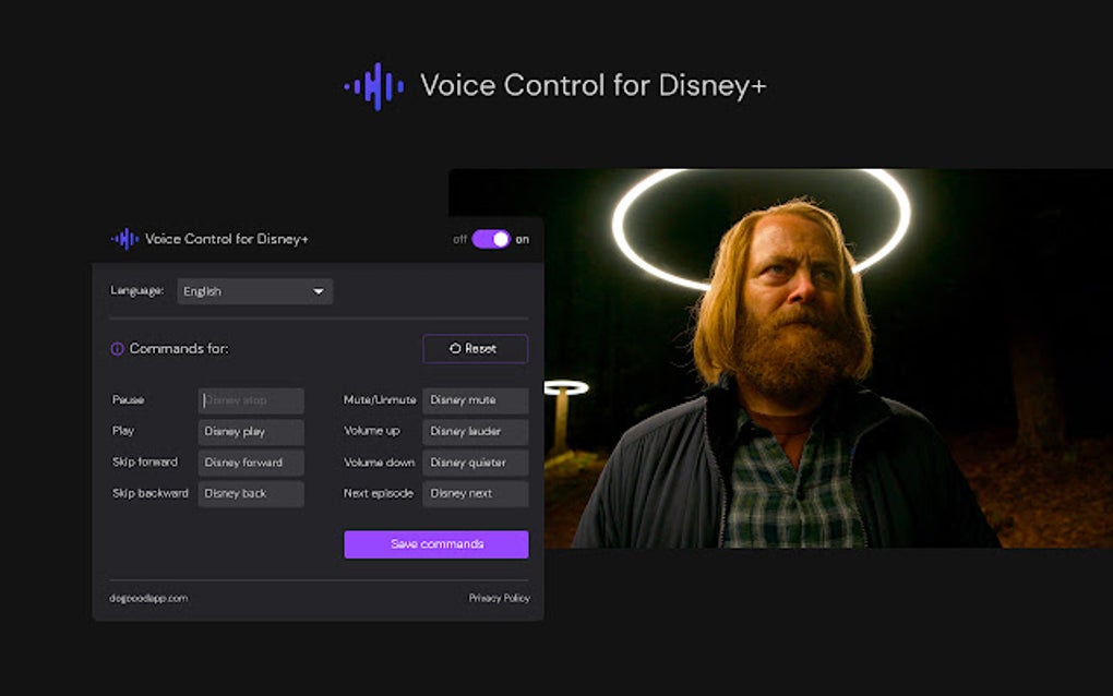 Voice Control for Disney+ for Google Chrome Extension Download