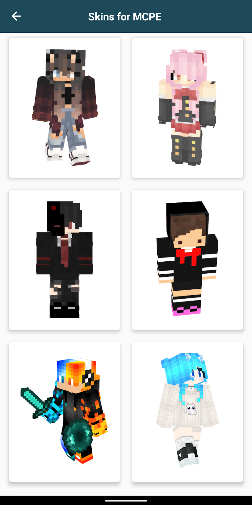 Anime Skins for Minecraft PE для Android — Скачать