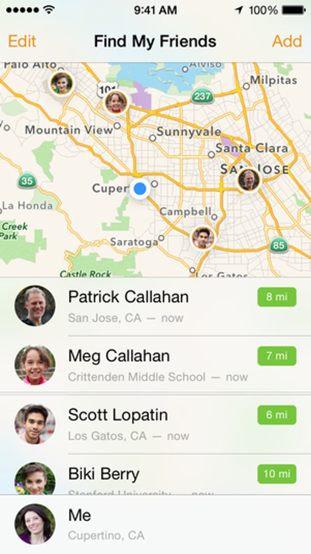 Find My Friends on the App Store