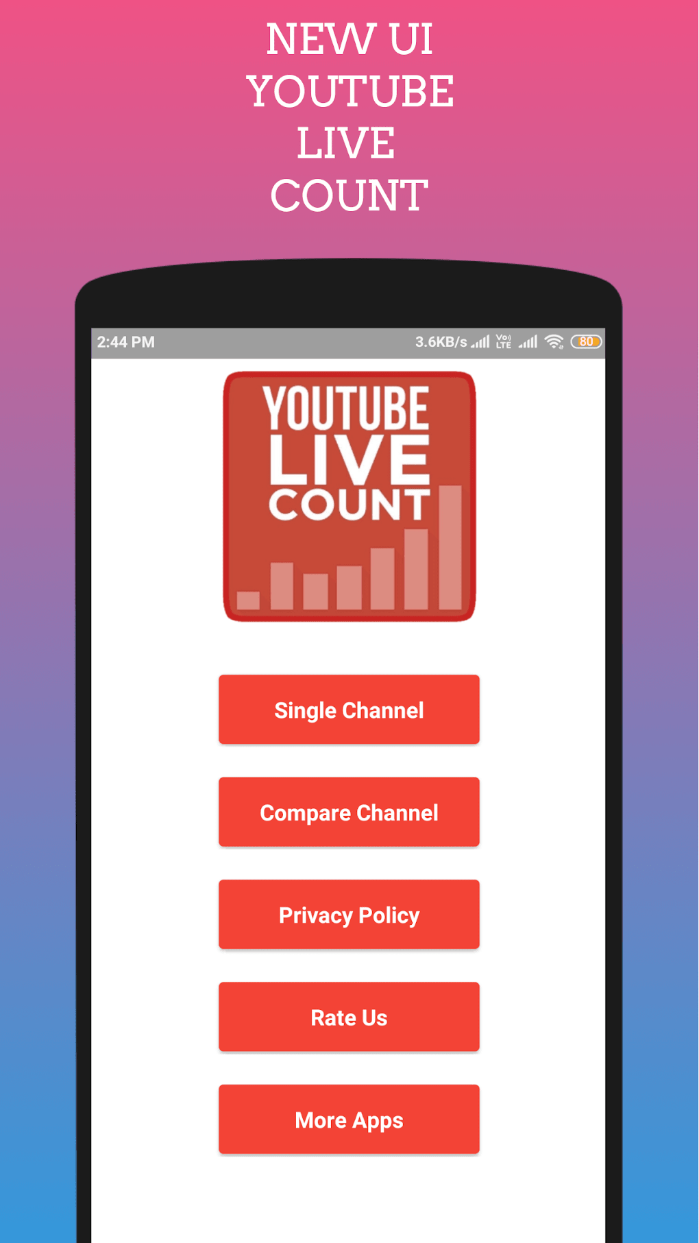 Livecounts - Live Subscriber Count, Apps