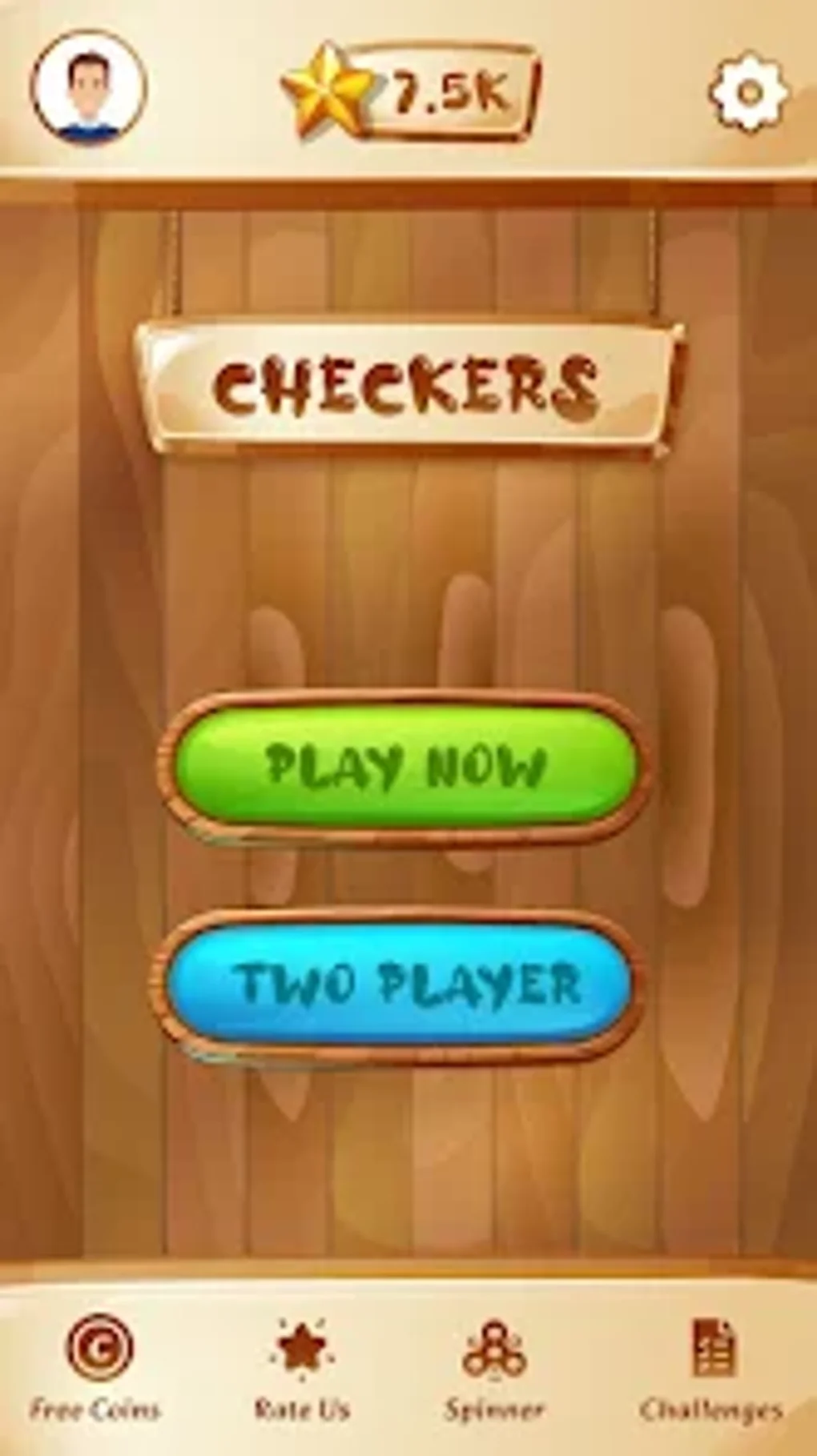 free offline checkers game