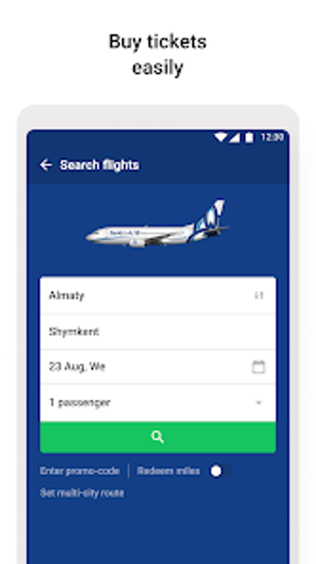 SCAT Airlines: Авиабилеты para Android - Download