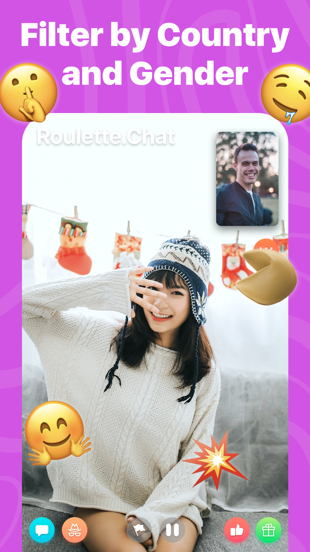 roulette chat omegle apk