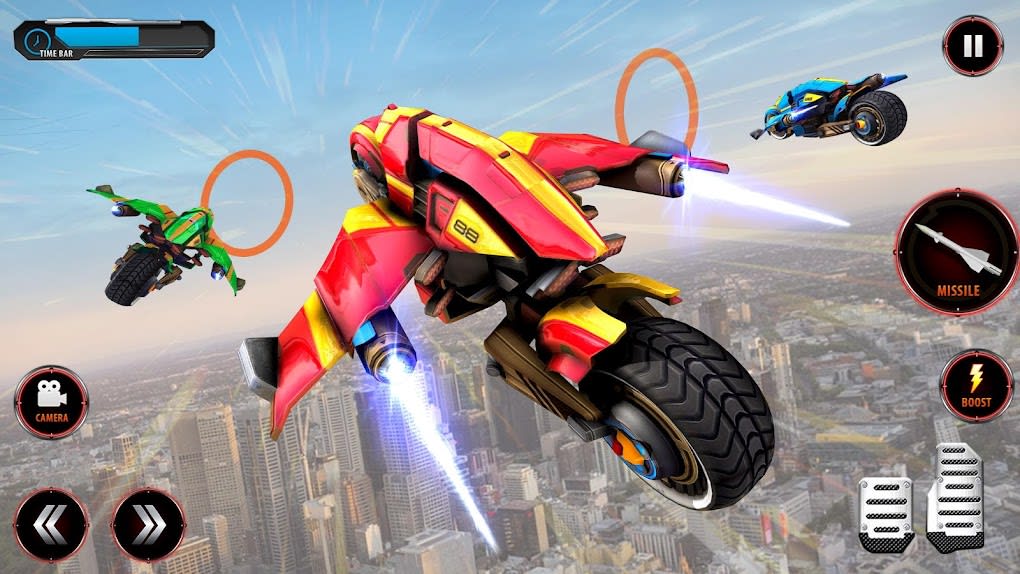 Download do APK de jogo de moto robô voador para Android