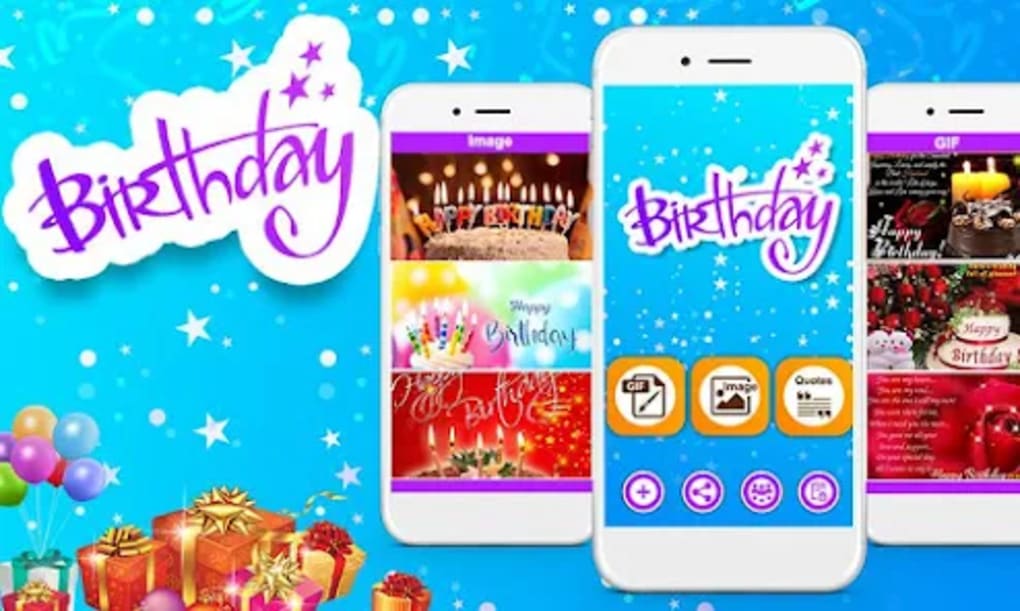 Birthday Wishes GIF na Android - Download