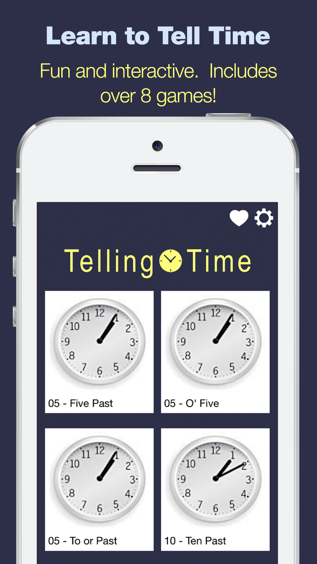 Telling Time 8 Games to Tell Time for iPhone Download