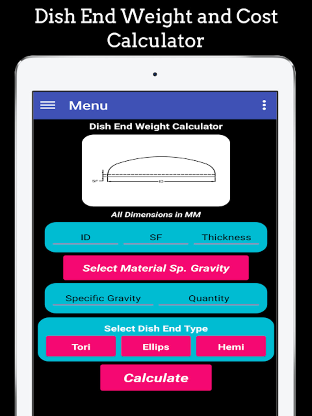 Fabrication Weight and Cost Calculator APK for Android - Download