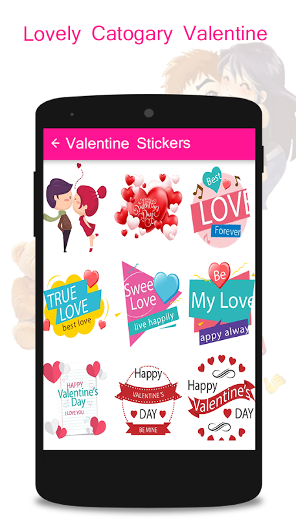 Kiss Me Love Stickers & emoji для Android — Скачать