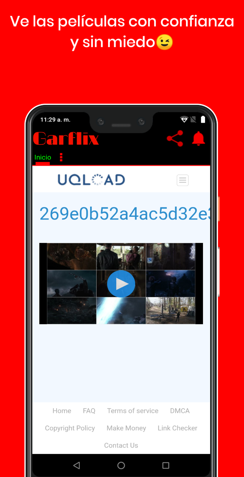 Garflix - peliculas gratis en español para Android - Descargar