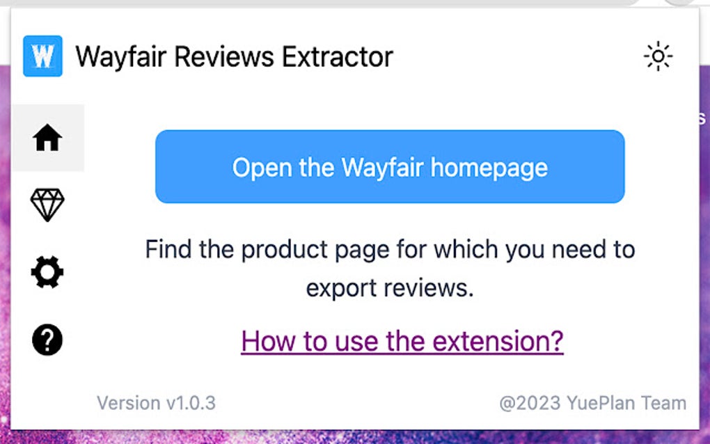 Wayfair Reviews Extractor para Google Chrome Extensão Download
