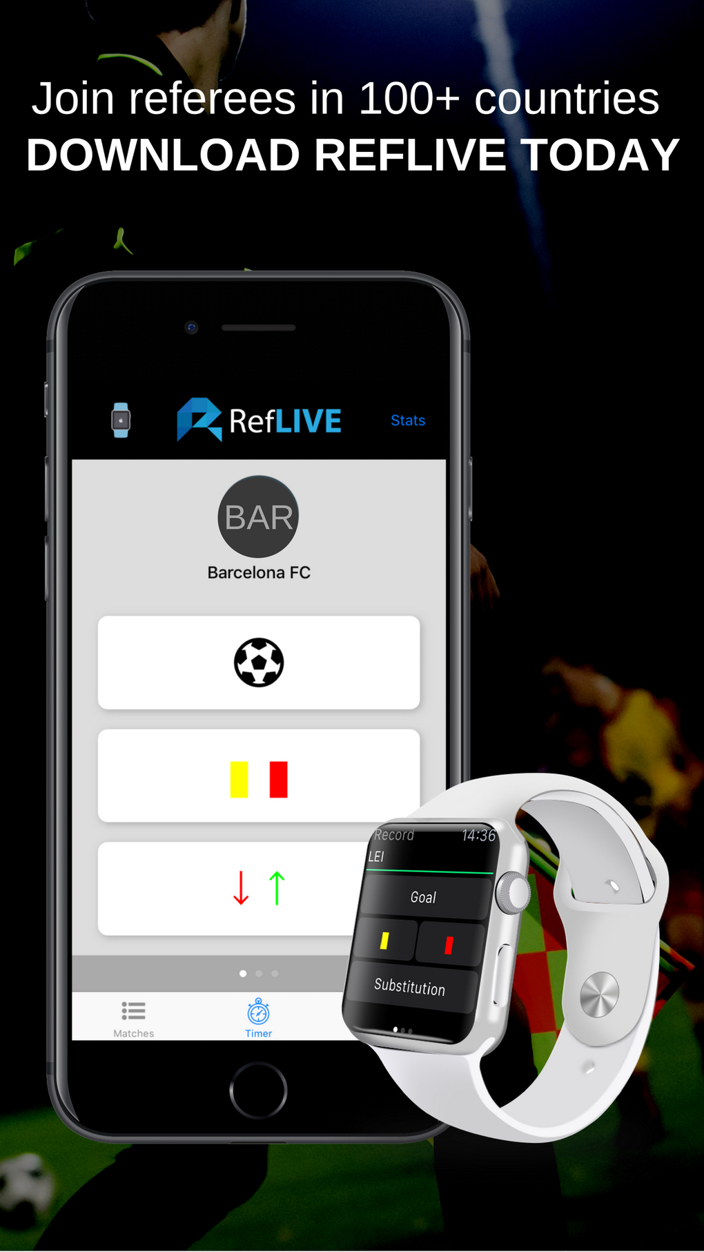 RefLIVE: Match Official App для iPhone — Скачать