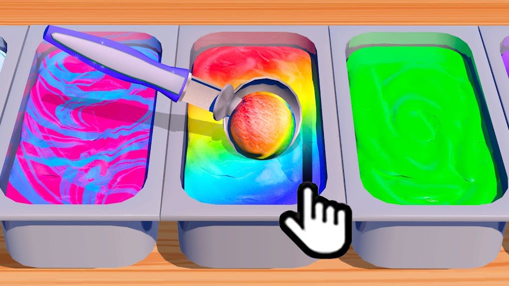 Ice Cream Games Rainbow Maker Screenshot 