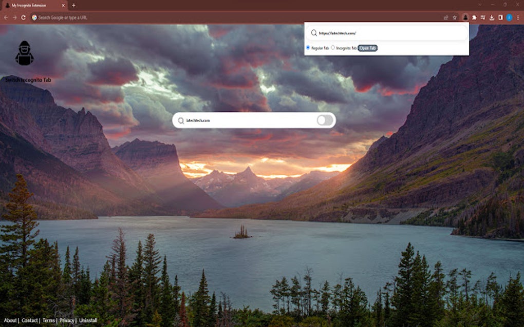 Switch incognito Tab for Google Chrome - Extension Download