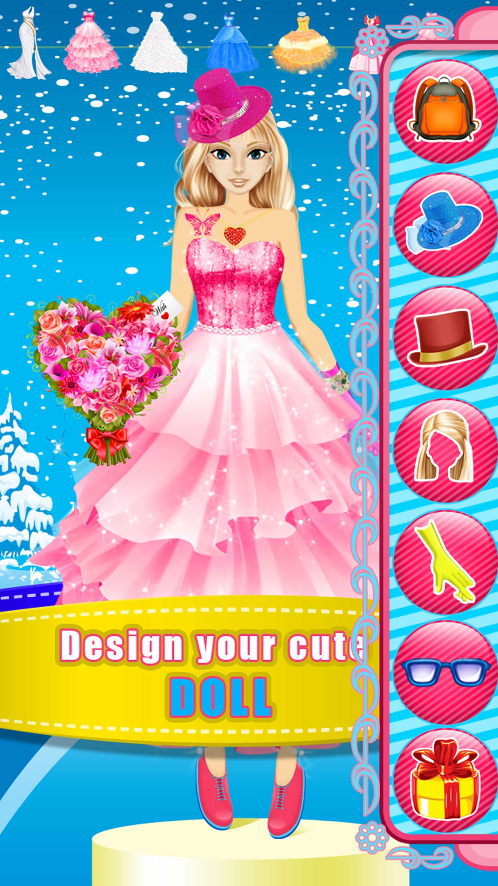 Dreamy Fashion Doll - Party Dress Up Fashion Make Up Games for iPhone -  Download