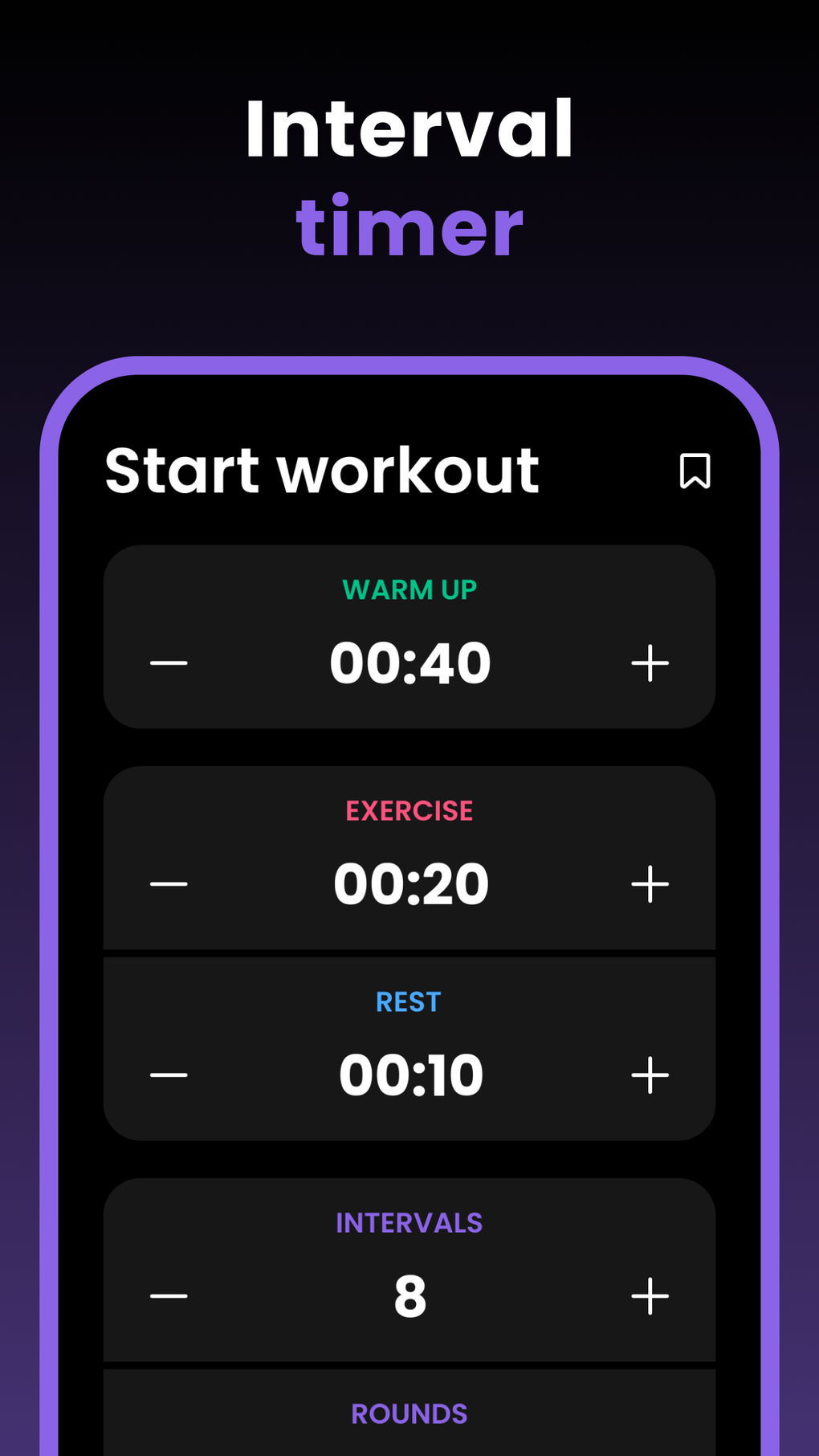 Interval Timer for iPhone Download