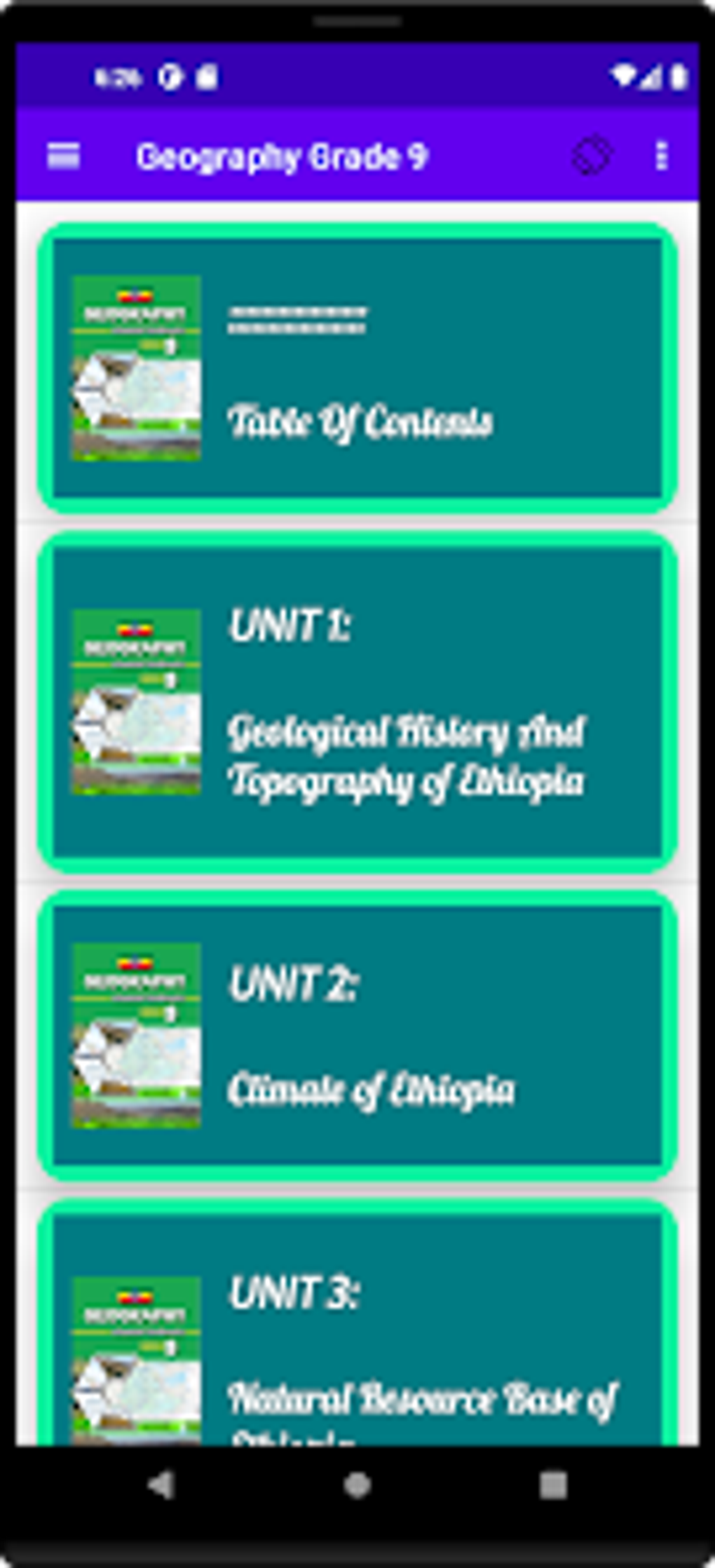 Geography Grade 9 Textbook Para Android Download