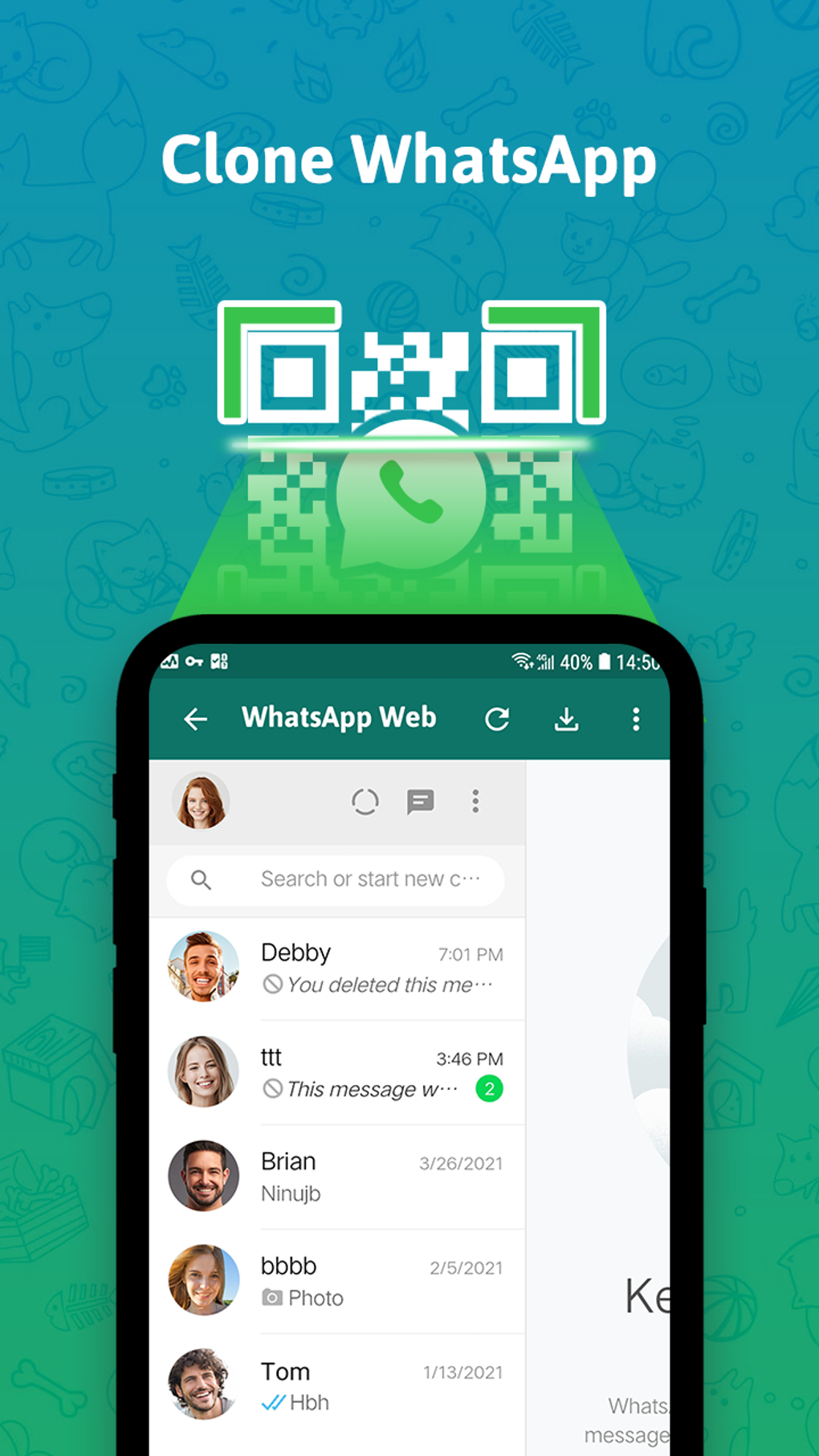 Whats Web for WhatsApp: Clone WhatsApp Web Scanner APK для Android — Скачать