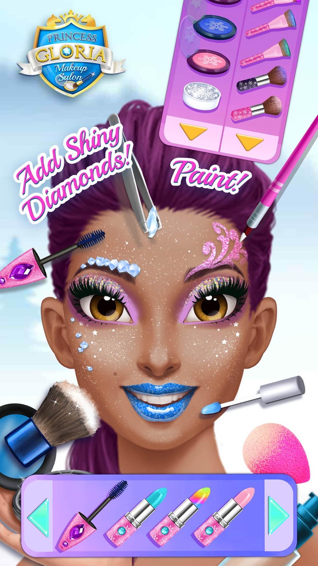 Princess Gloria Makeup Salon для Android — Скачать