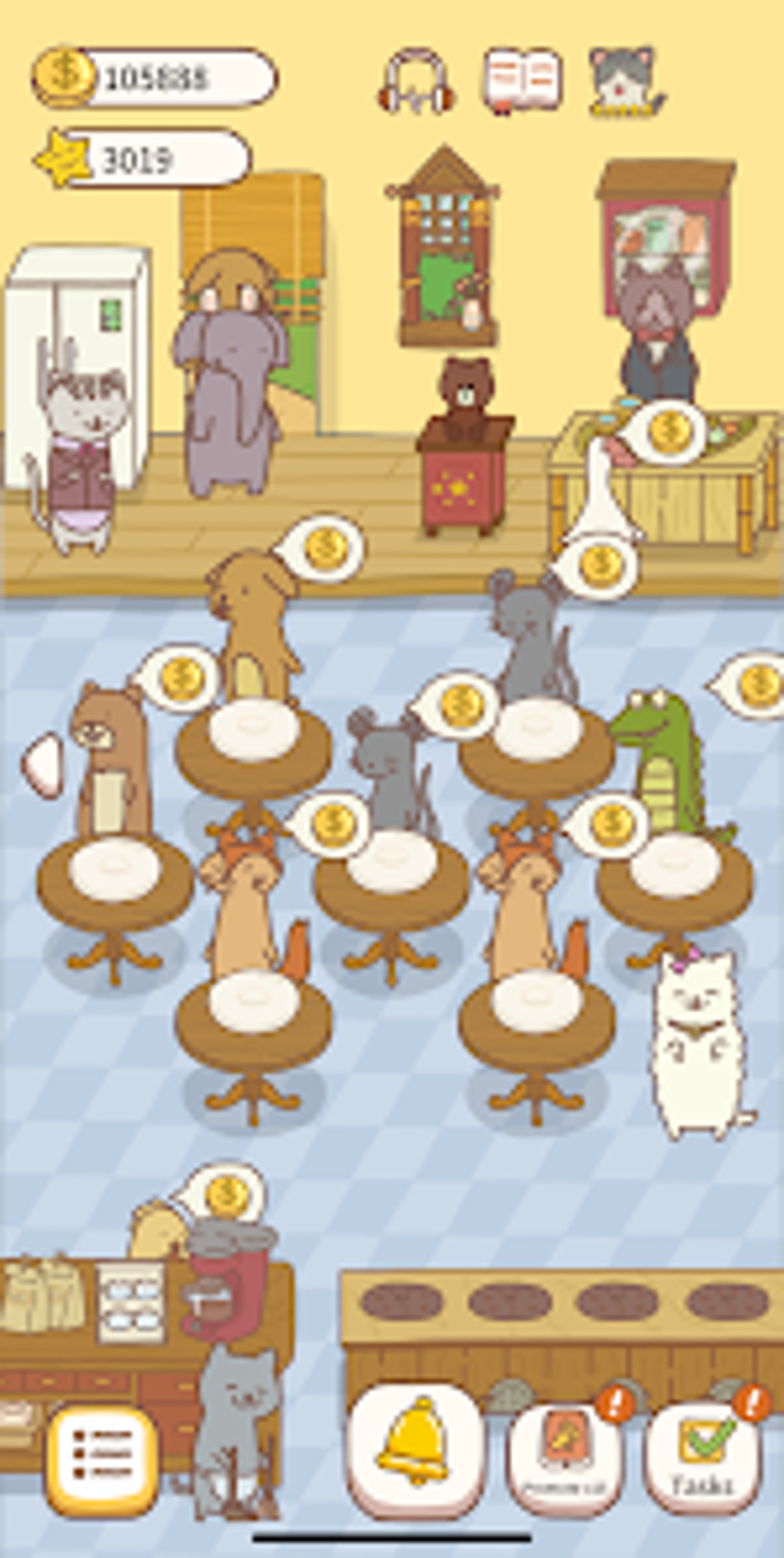 Cat Restaurant 2 - farm sowing coffee cooking game APK для Android — Скачать