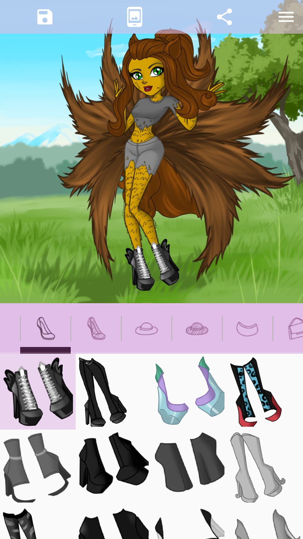 Avatar Maker: Monster Girl для iPhone — Скачать