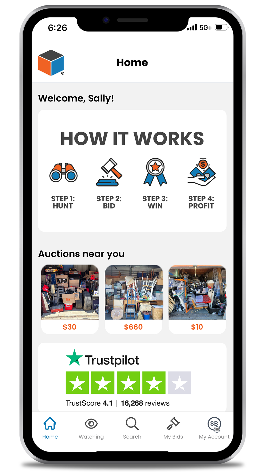 StorageTreasures Auction App For IPhone - Download