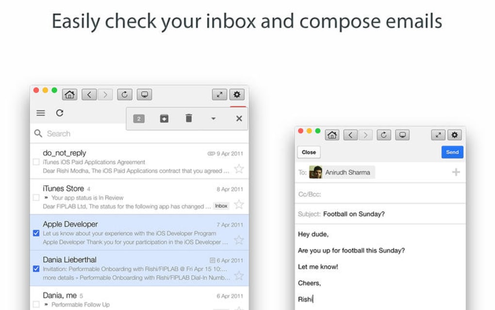 what are the best gmail clients for mac?