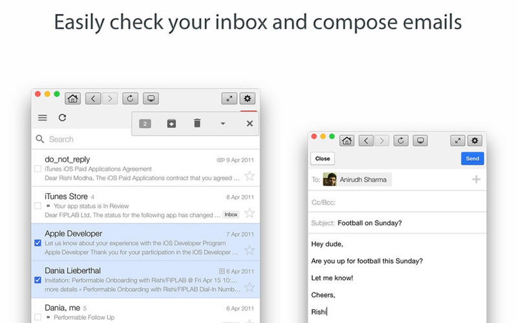 google mail client for mac