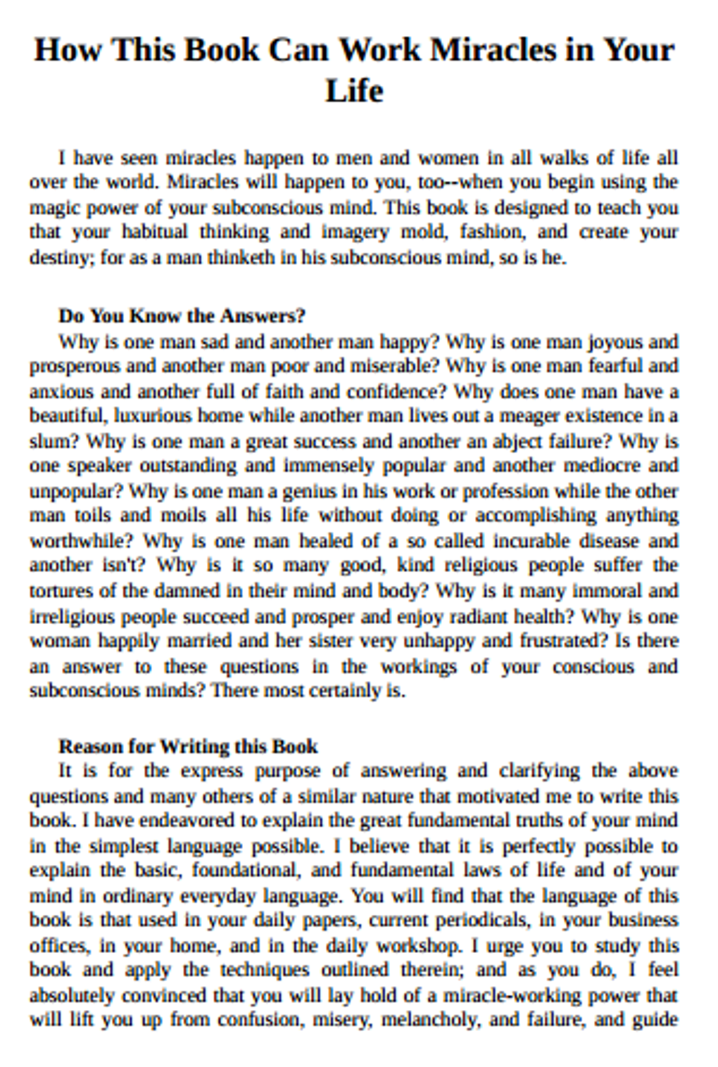 The Power Of Your Subconscious Mind Pdf Apk For Android Download