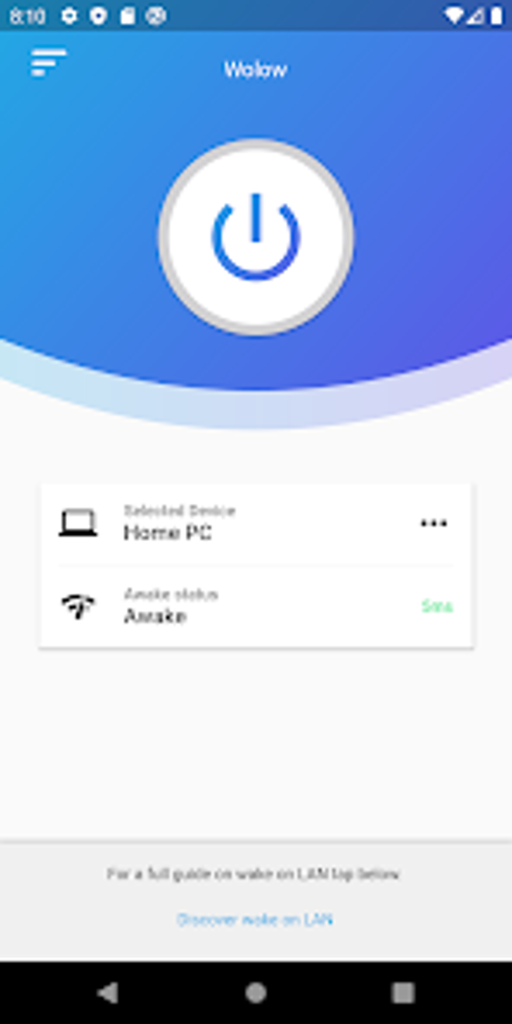 Wolow Wake On LAN For Android Download Wolow Wake On LAN For Android Download