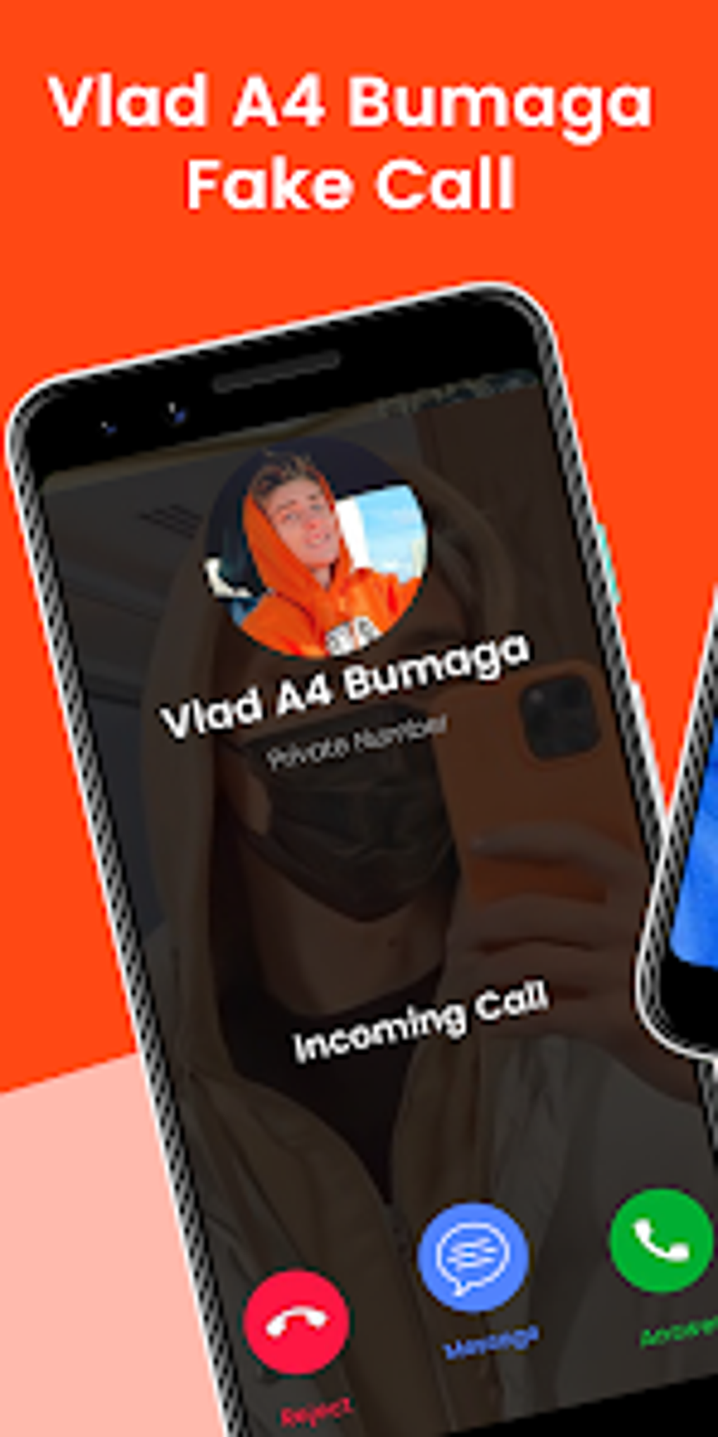 Vlad A4 Bumaga Fake Call Chat для Android — Скачать