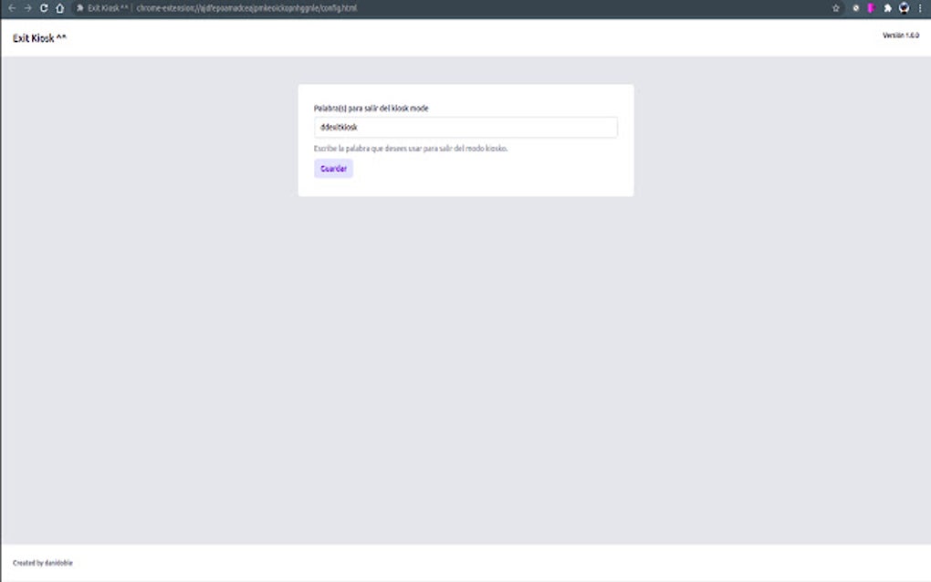 Exit Kiosk for Google Chrome Extension Download