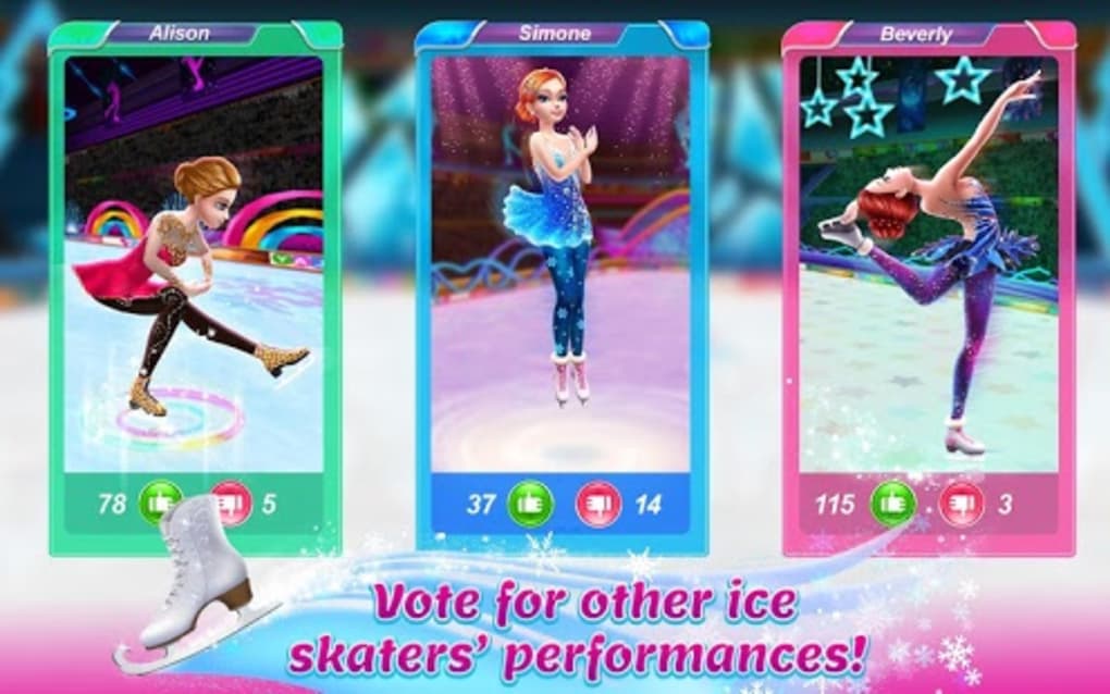 google ice skating game play
