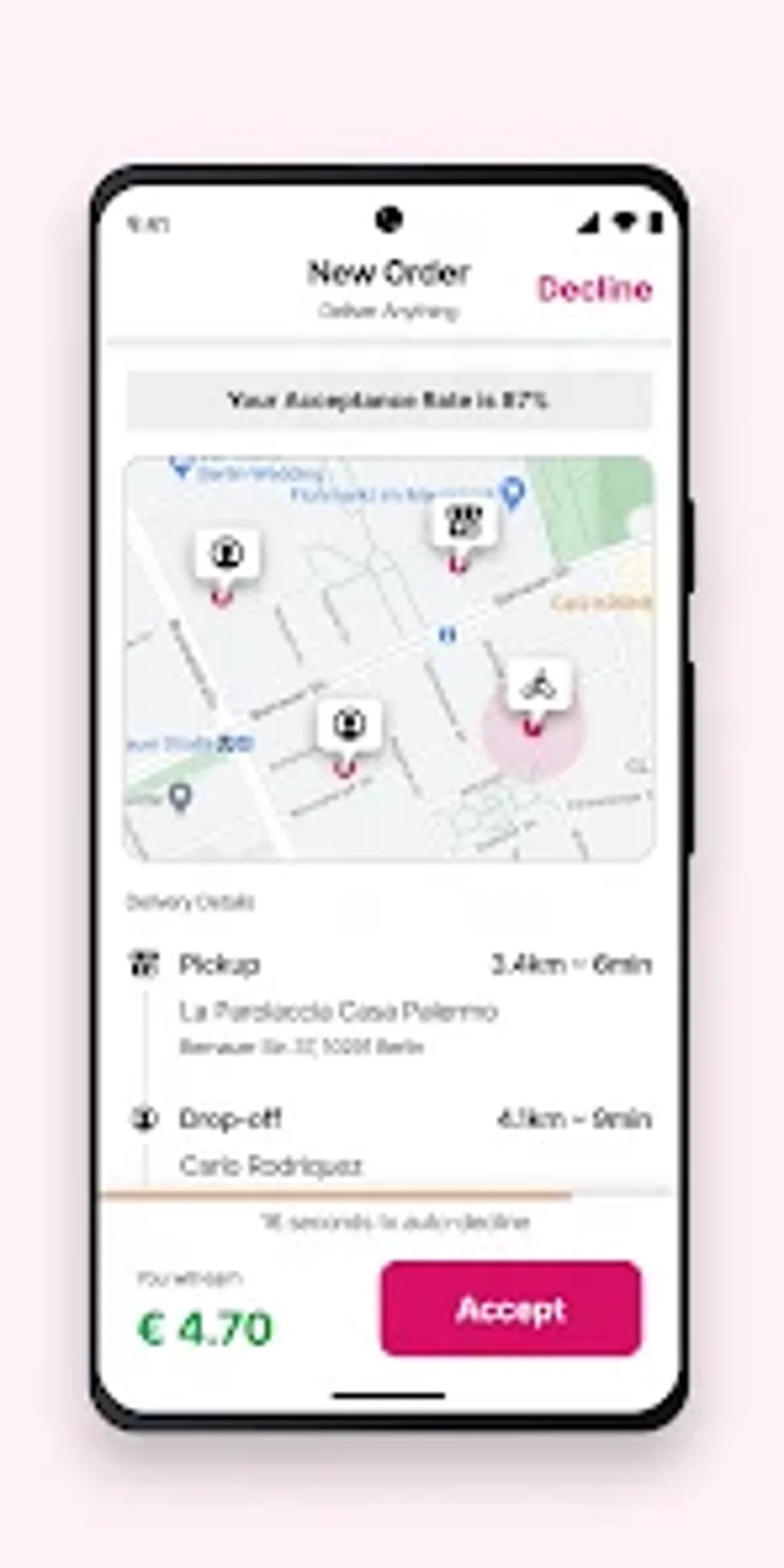 foodora rider для Android — Скачать