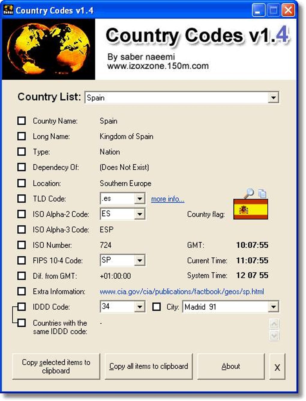 All Country Code List With Name